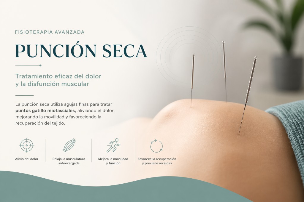 Agujas de punción seca insertadas en el hombro de un paciente — técnica de fisioterapia avanzada